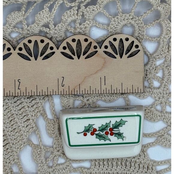 Set of 8 Vintage SPODE Christmas Place Card Holders NIB 1978 - Picture 6 of 7